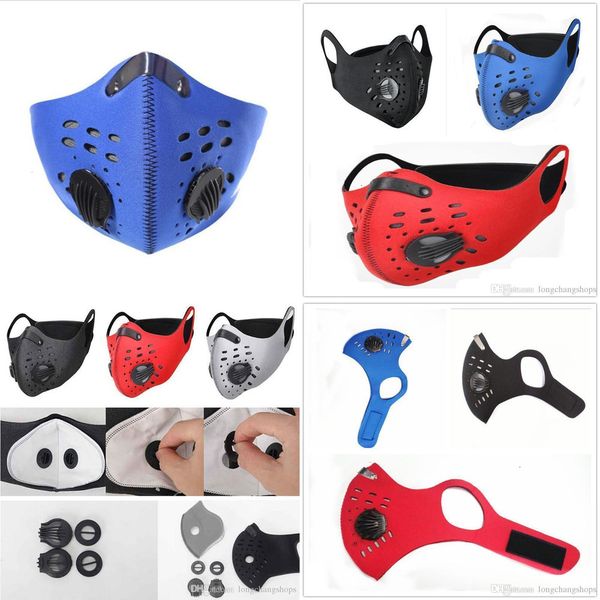 

pcs mask 1 hom household face protective half training mask anti-pollution running activated ca jk1g jr8u