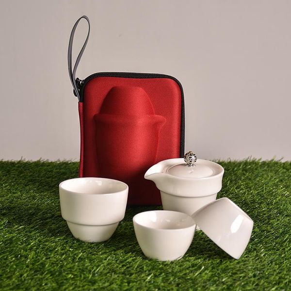 

luwu кофе и teasets керамический чайник gaiwan чашки для пуэр портативный путешествия чайный сервиз luwu кофе bbycrm packing2010