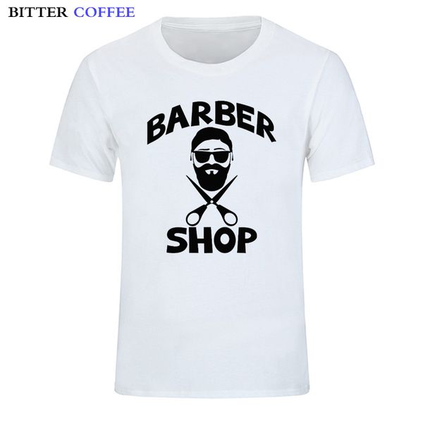 

bitter coffee2018 new trendy casual short sleeve slim men's hairdresser tees summer stretch sport hooded sweatshirt hoodie men t shirt