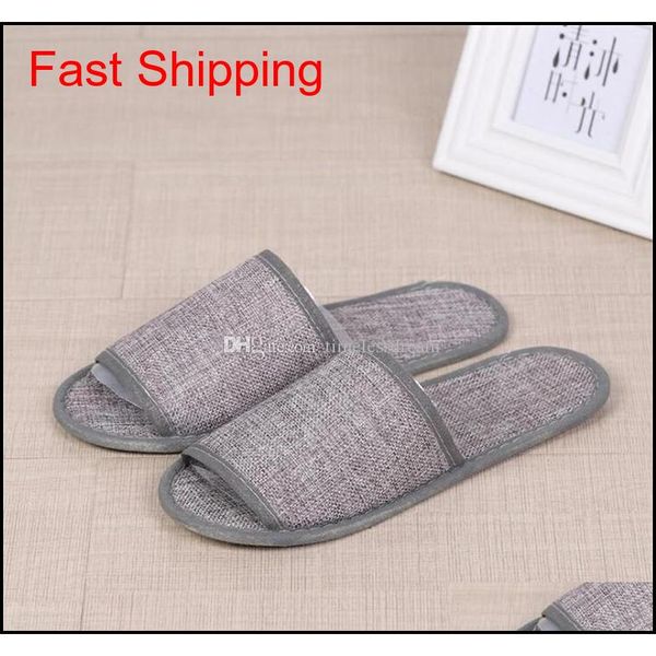 

cotton linen disposable slippers anti-slip travel l spa home guest shoes colorful one-time sandals breathab qylrhz bdebaby