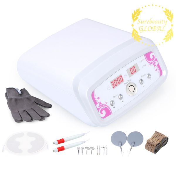 Guanti magici Microcorrente galvanica 4 in 1 Guanto magico galvanico Microcorrente Maschera facciale Biostimolazione Face Lift Machine