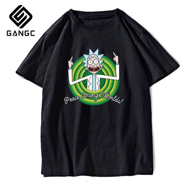 

brand men t shirt casual short sleeve fashion printed cotton t shirt men rick morty tee shirt sport hooded sweatshirt hoodie