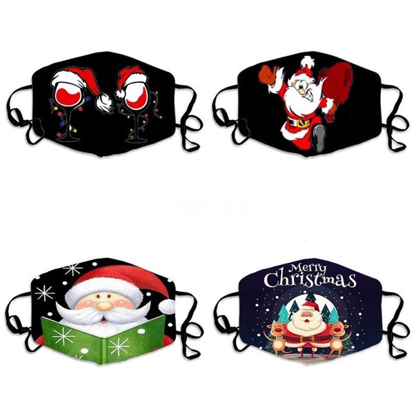 

face maskcartoon print cubrebocas costo ultraviolet proof washable running riding bike prective mask#661, Black