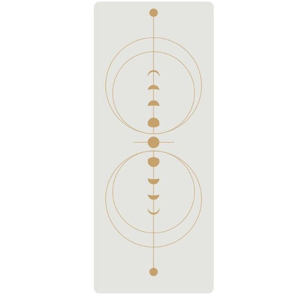 

yoga mats white mat pu natural rubber 5mm thick local wet and dry non-slip
