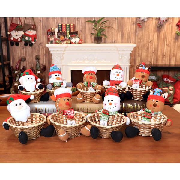 

christmas decoration candy basket christmas tabledecoration children's candy basket christmas decoration candy box dropshipping f8801