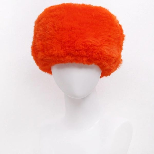 

beanies winter warm soft women real fur hat ladies fashion