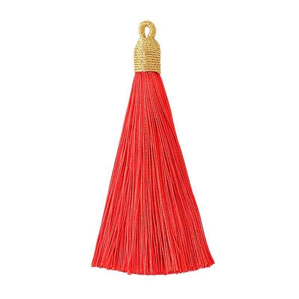 

new 5pcs lot 26 colors cotton silk tassel brush cords for earrings car bag tassels charm pendant diy jewelry making findings h jllygv