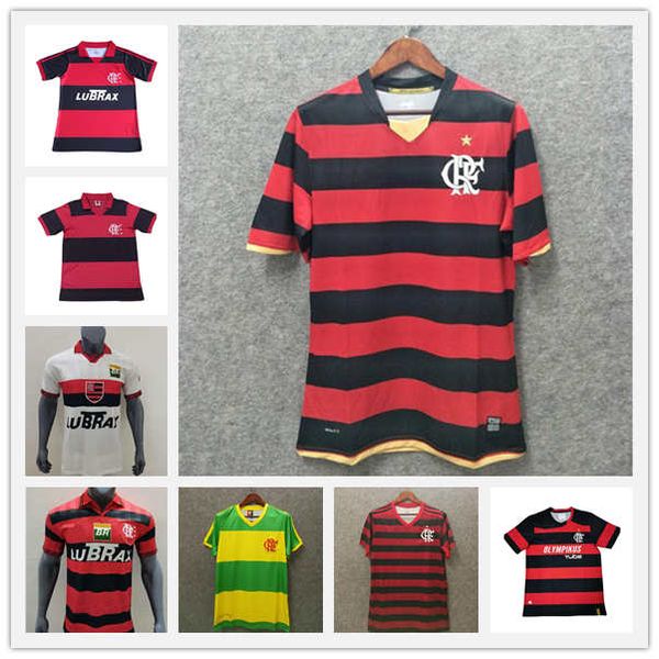

1978 1979 1982 1988 1990 1995 1996 2008 2009 retro cr flamengo soccer jersey zico romario vintage flamengo football shirt, Black;yellow