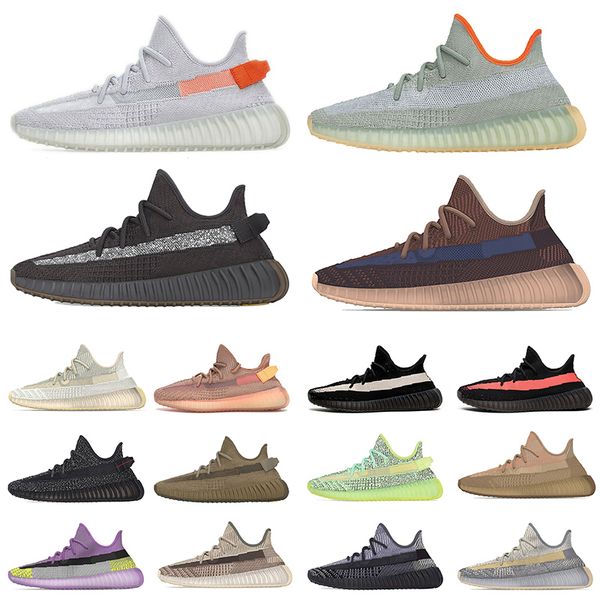 

new kanye west mens womens running shoes israfil cinder tail light zyon eliada desert sage men trainers sports sneakers size eur 36-48