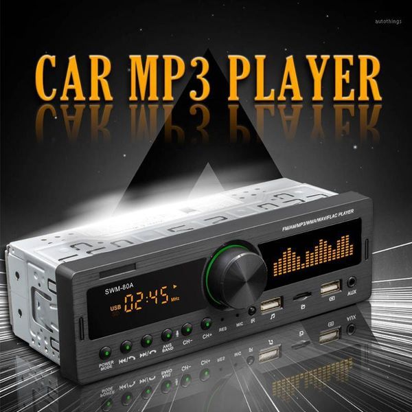 

onever car mp3 player power-off memory 12-14v voice assistant digital led screen u disk card fm radio wireless bluetooth 4.01