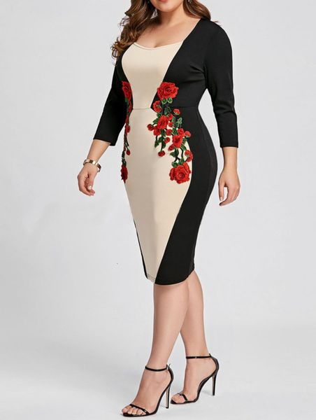 

embroidered one step style cheongsam new dress for women, Black;gray