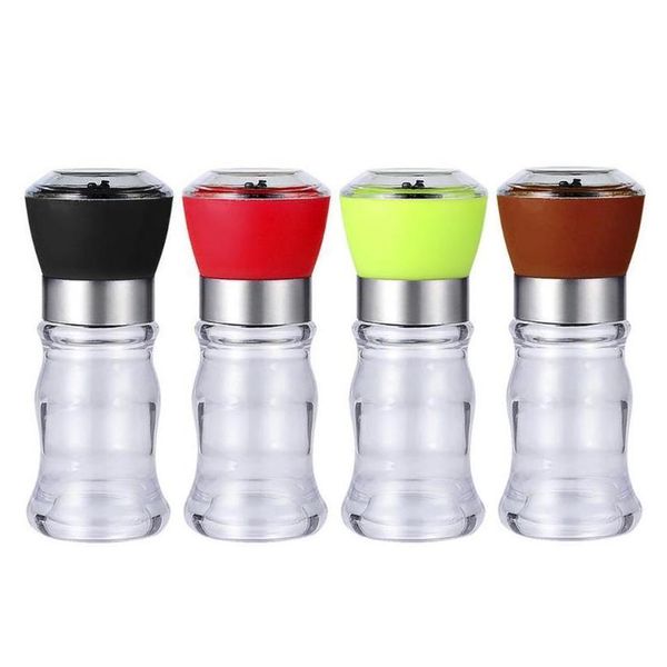 

kitchen manual grinding bottle salt pepper mill grinder pepper grinders shaker spice container seasoning connt ja bbyyce
