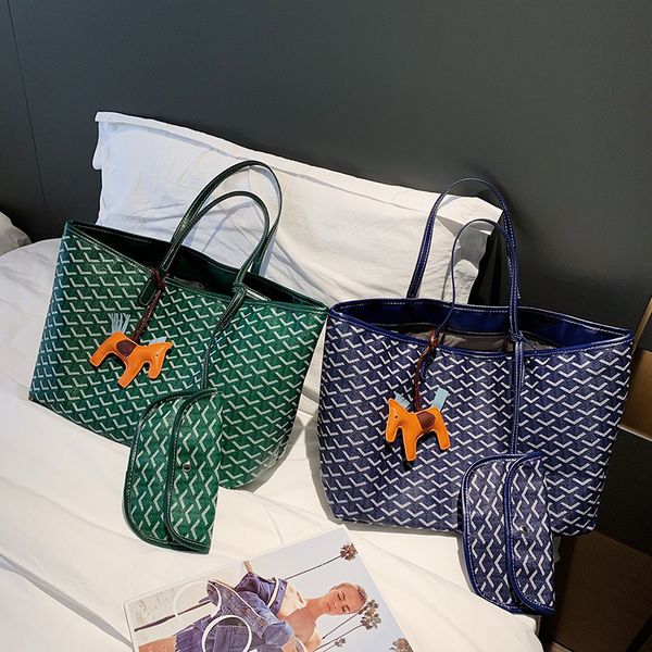 

new portable tote in autumn and winter of 2019 fashionable vegetable basket two piece one shoulder mother daughter shopping bag