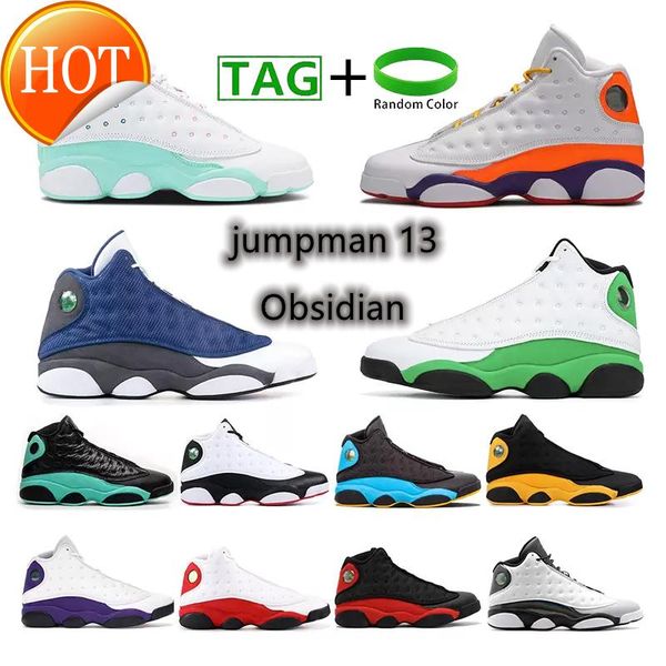 

13 13s red flint blue hyper royal reflective basketball shoes lucky green aurora starfish playground black cat men women sneakers retro d