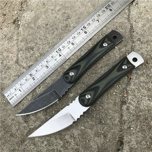 1 Pz Nuovo SSS07 Bisturi Coltello a Lama Fissa D2 Stone Wash Lama G10 Maniglia Outdoor Finshing Sopravvivenza Coltelli Dritti