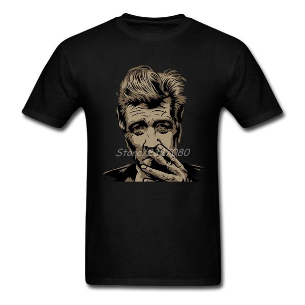 

david lynch short sleeve custom men's summer cosplay crewneck big size twin peaks tees shirts homme hooded sweatshirt hoodie men t shir