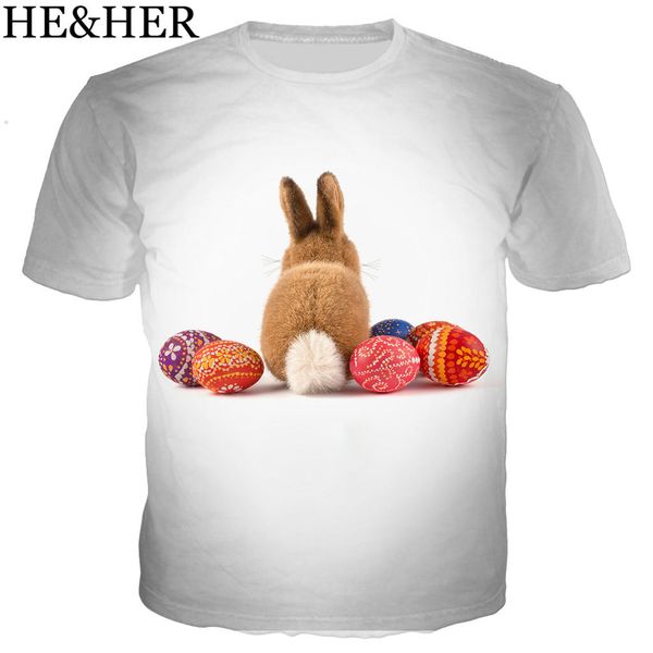 

easter rabbit 3d print shirts graphic horror funny men clothing