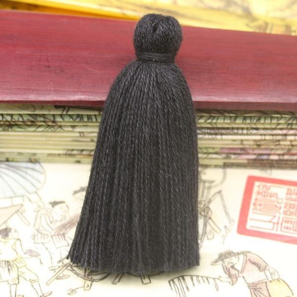 

6cm short obesity tassel 100 cotton tassels ornament pendant diy handmade tassel dress garment home textile accessories 10pcs h wmtusz