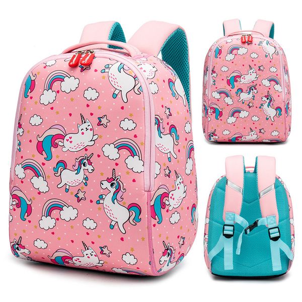 

2020 new unicorn school bags for girls cute animals designer children kids backpack boys schoolbag book bag gift mochila escolar y0125