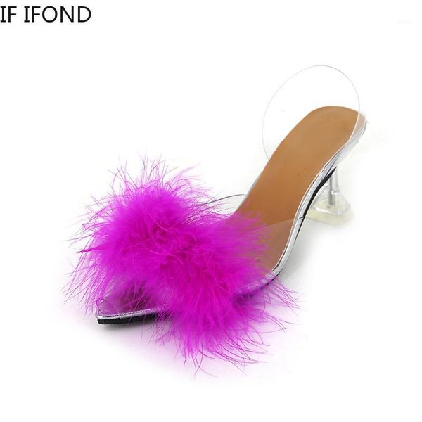 

if ifond women pumps transparent high heels wedding party fashion shoes elegant sandals1, Black