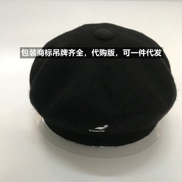 

vumj knitted solid bucket cap winter kangol autumn winter women color fisherman hat outdoor kangroo lady beanies fashion stripe bardian 10fs, Brown;gray