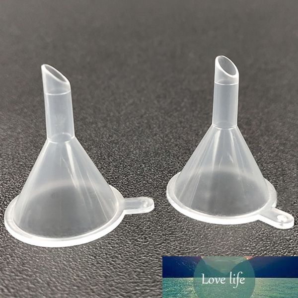 Funnels líquido transparente de óleo plástico perfume espalhar garrafa pequena funne