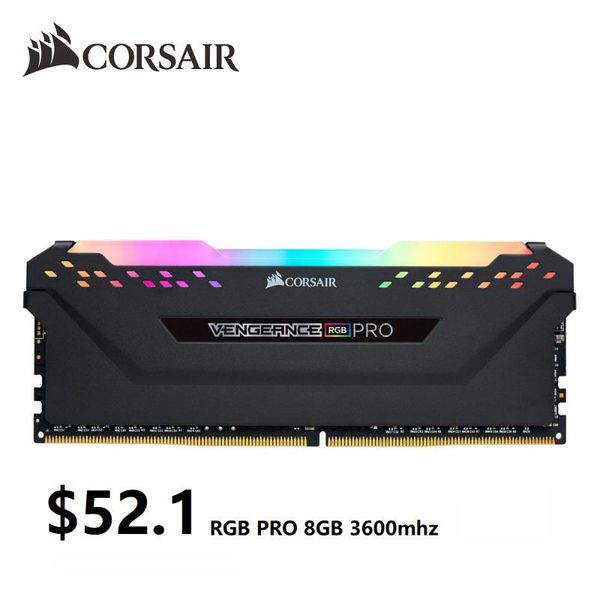 

rams a set of memory modules vengeance®rgb pro 8 gb (1x8 gb) ddr4 dram 3600 mhz c18-black
