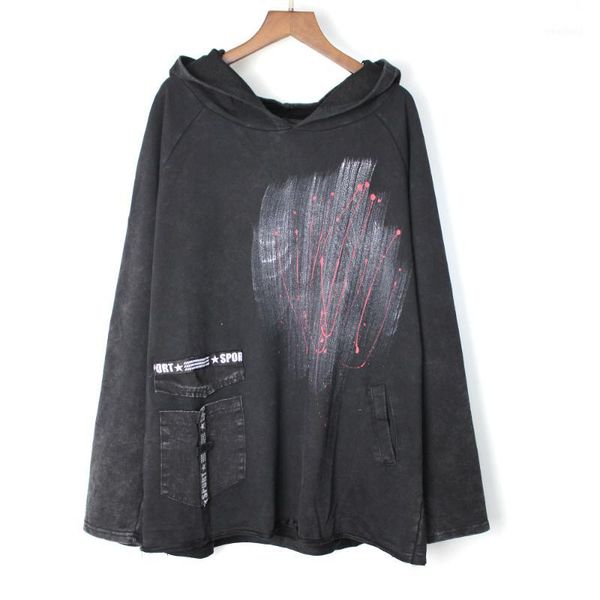 

fashion vintage art harajuku pollover hoodie sweatshirt women sudadera mujer streetwear fleece korean seventeen loose plus size1, Black