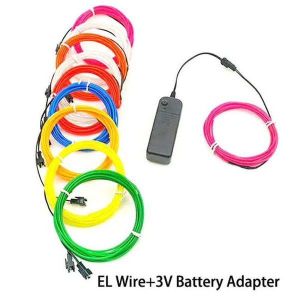 

1 м 2 м 5 м 10 м гибкий неоновый свет светло-эл провод веревочки пробирки светодиодные полосы водонепроницаемые неоновые огни для танцевальн