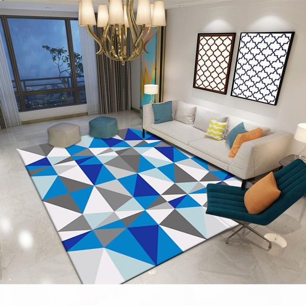 

carpet for parlor mat bedroom washroom new bohemia style washable modern printing geometric floor rug carpet rug for living room