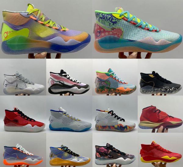 

boys kevin durant kd 12 12s men kd12 xii trainers zoom youth girls women basketball shoes elite sport sneakers 40~46