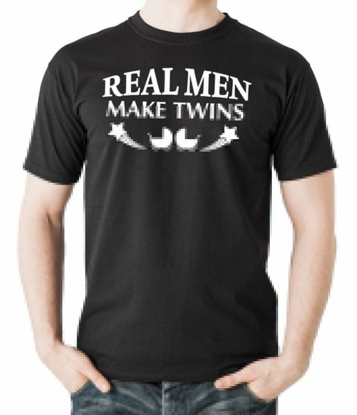 

designs t shirt summer style real make twins t shirt funny gift for new father dad father's day t shirt sport hooded sweatshirt hoodie