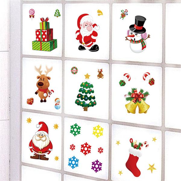 

snowflake cling glass reusable removable static sticker for bath window party christmas decoration