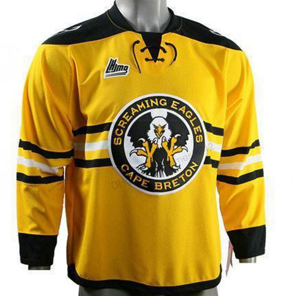 

custom retro cape breton screaming eagles alternate #29 marc-andre fleury hockey jersey men's stitched any size 2xs-5xl name or number, Black;red