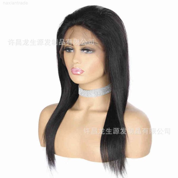 

hu hair wigs 13x4lace frontal wig, Black