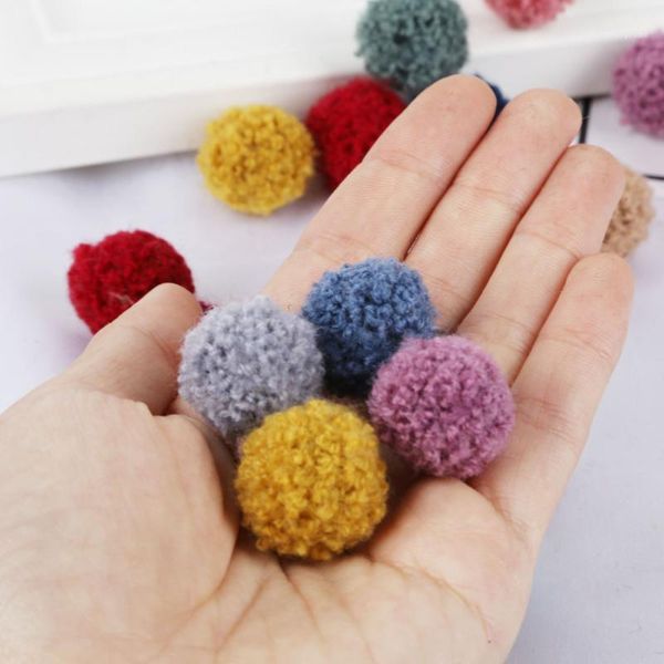 

15mm 20mm soft pompom ball furball fluffy plush pom poms for wedding decoration diy sewing on cloth accessories1