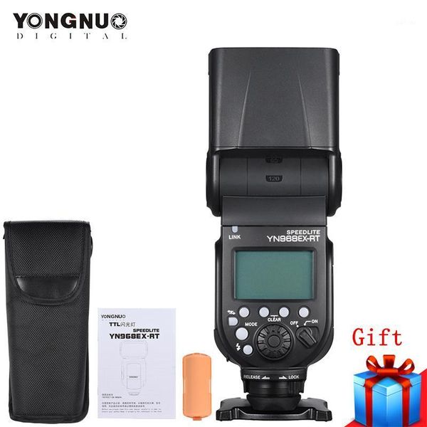 

flashes yongnuo yn968ex-rtl wireless camera flash speedlite master for 650d 100d 1100d 580ex ii +st-e3-rt with trigger1