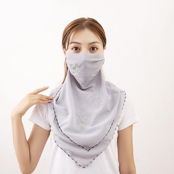 

размер женщина дышащих вышивки mouth защита лицо большого шифон перл вс шарф езда маска handkerchief шея yxljgd xhlight