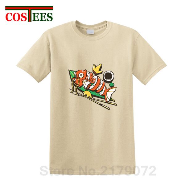 

sport 2019 new arrival funny design tee japan style sushikarp t shirt men delicious japanese food sushi salmon t-shirt hombre camiseta
