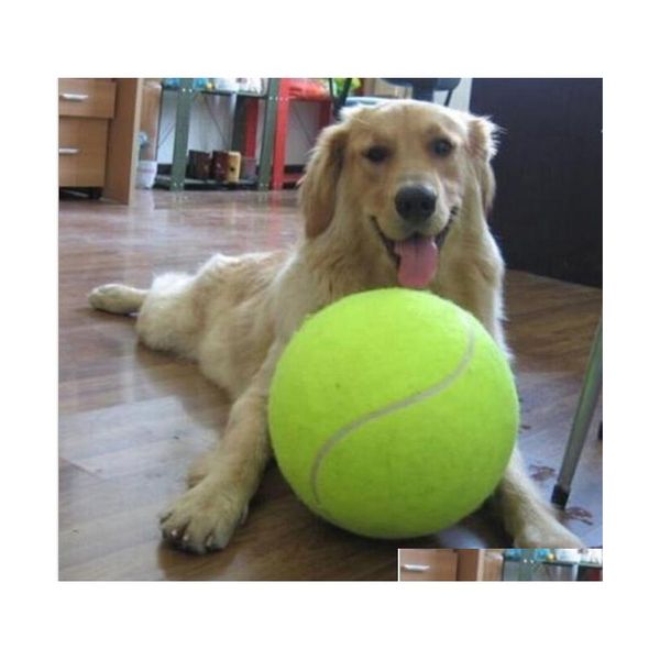 

24cm large tennis ball toy pet dog inflatable tennis balls chews toy 9.5inch giant pet toy mega jumbo kids toys balls outdoor ocuz3