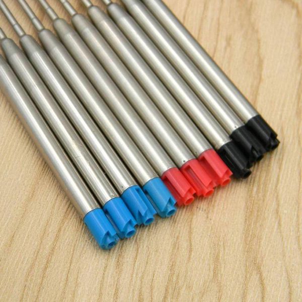 

5 шт. качество черно-синие чернила пополнение восковой уплотнение длительное время хранения металла ручка шариковая ручка пополнения h bbyyo, Blue;orange