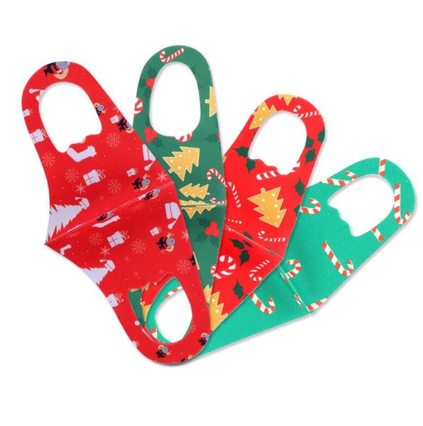 

christmas halloween facemask adults children printing designers face masks reusable washable breathable mouth-muffle covers e92804
