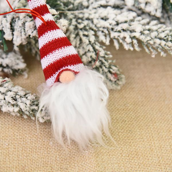 

new1pcs decor decorations creative santa claus dolls christmas tree pendant xmas ornaments#40