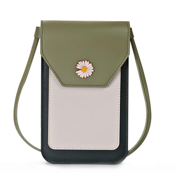 

women girls mini messenger bags flap phone holders cross-body shoulder bags layered for money cards pockets