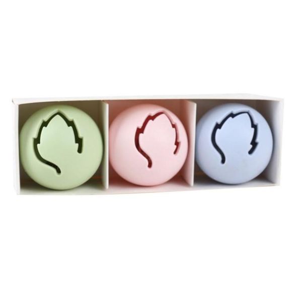 

3pcs/set pet cat toys set mint ball glow ball bell ball for cats interactive magic toy with light keep qylmci
