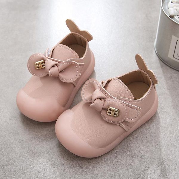 

first walkers toddler baby shoes girl soft bottom antiskid walking casual infant born kids bowknot synthetic leather princess