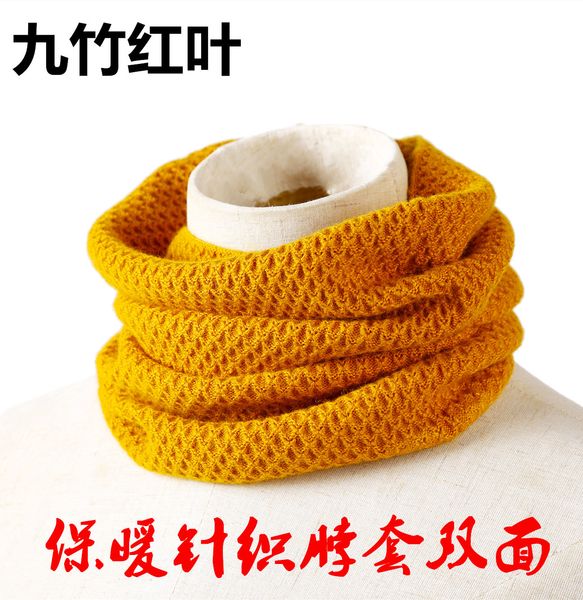 

scarf women's 20 years new winter cashmere knitting warm neck protection multi functional youth neck collar cover for men and women, Blue;gray