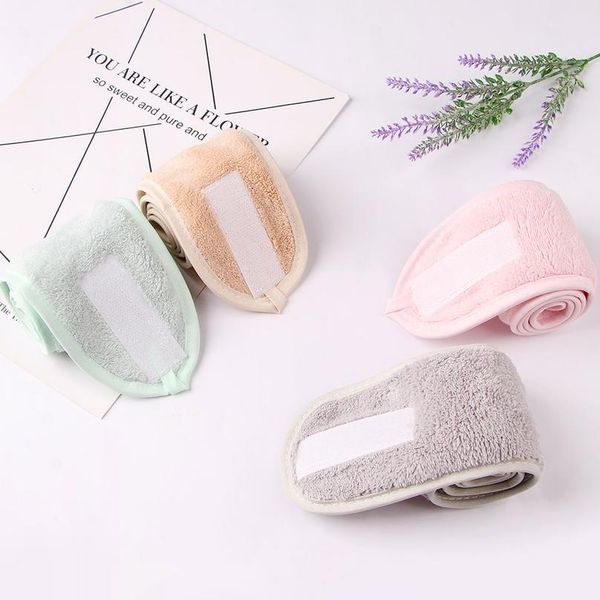 

cosmetic wrap tiara turban face wash adjustable yoga women facial toweling bath hairband makeup headbands spa salon acc jllywc