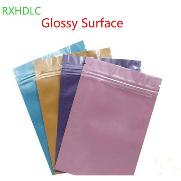 

1000pcs 12x18cm 12*18cm black color metallic mylar zipper bags flat bottom black aluminum foil small z jllnhk ladyshome