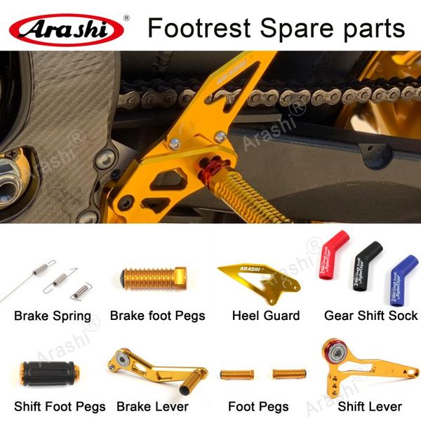 

arashi upgraded adjustable rearsets replacement shift linkage lever gear selector only for arashi footrest spare parts foot pegs